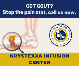 swfl krystexxa gout treatment infusion center